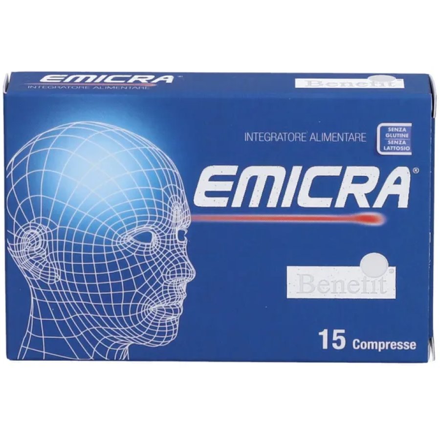 Benefit, Emicra, 15 Compresse