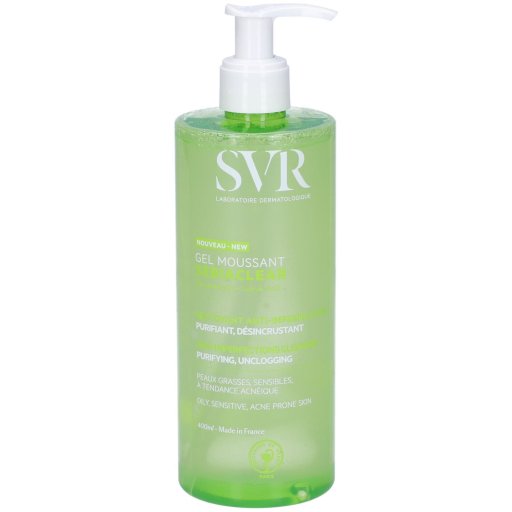 SVR Sebiaclear Gel Moussant Detergente Viso Senza Sapone 400 ml