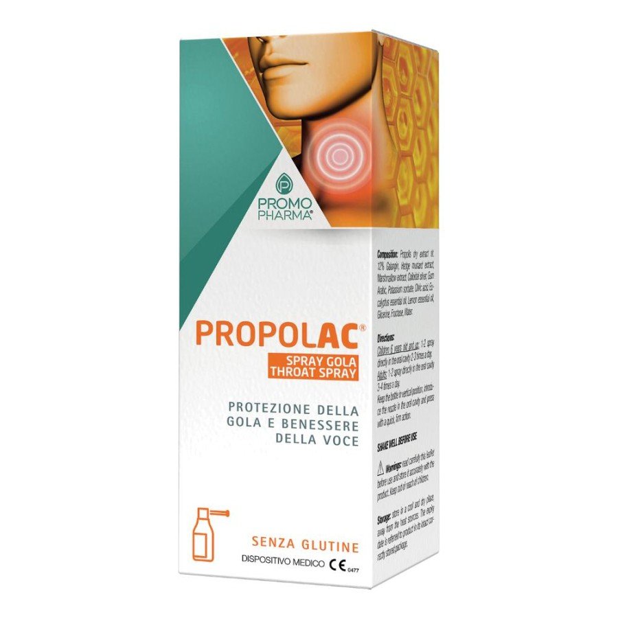 Propol Ac - Spray Gola 30ml, Rimedio Naturale per il Benessere Orale e Respiratorio