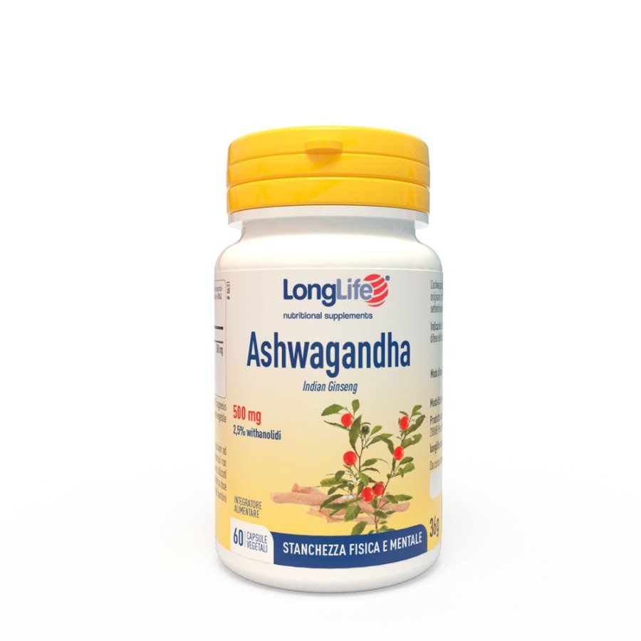 Longlife, Ashwagandha, 60 Capsule 