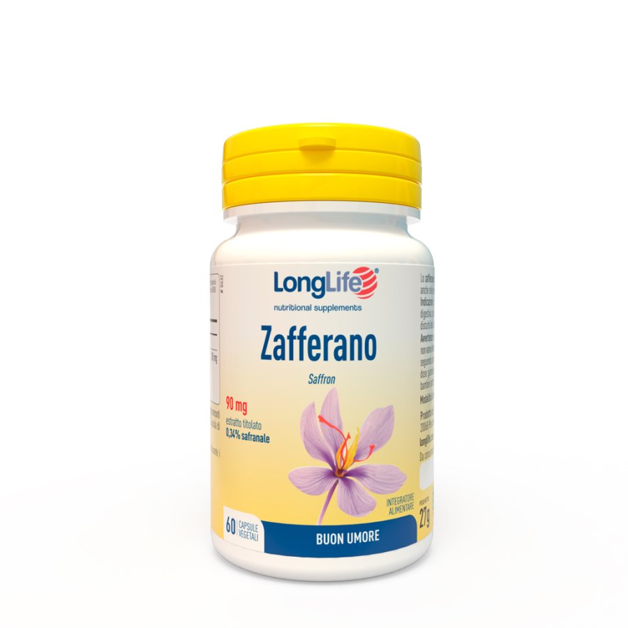 Longlife, Zafferano, 60 Capsule