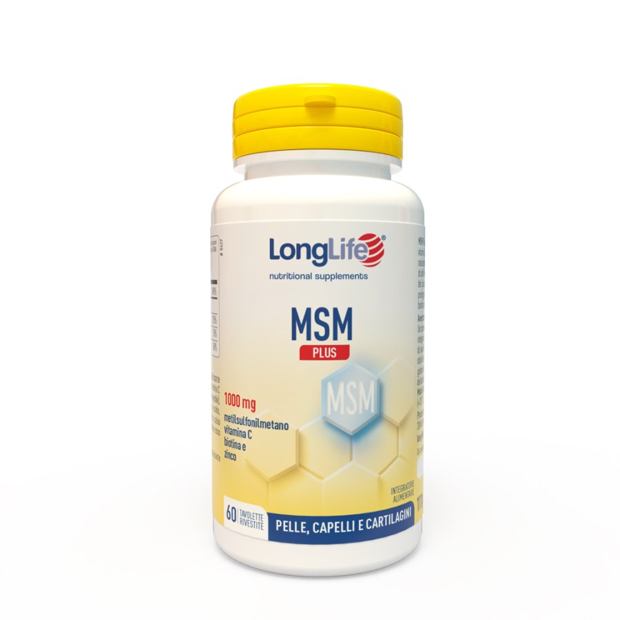 LongLife, MSM Plus 1.000 mg, 60 Tavolette