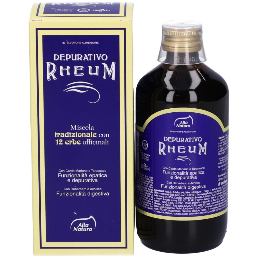 Depurativo Rheum 250ml - Integratore per Depurazione dell’Organismo