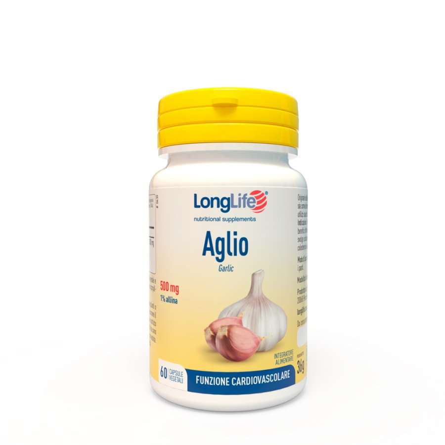 LongLife, Aglio 500 mg, 60 capsule