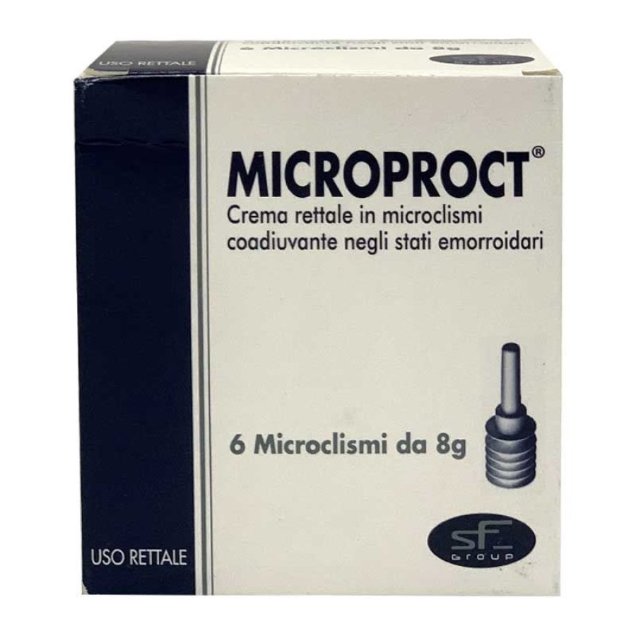 Microproct Crema Rettale, 6 microclismi