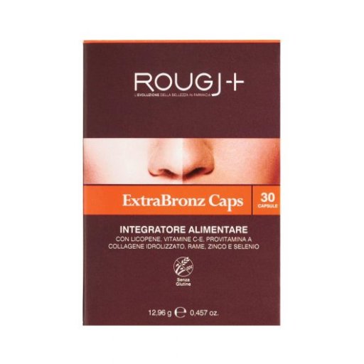 Rougj Extrabronz Caps - Integratore Alimentare per Abbronzatura Naturale