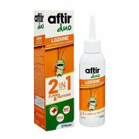 Aftir Duo, Lozione 2 in 1 Anti-Pidocchi e Lendini, 100 ml