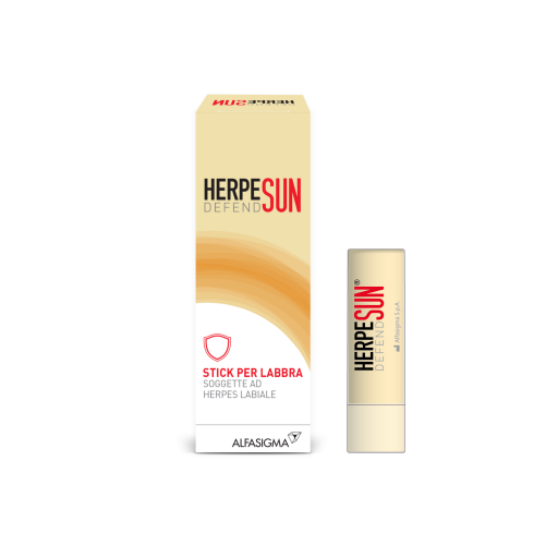 Herpesun Defend - Stick Labbra 5ml - Trattamento per Labbra con Herpes Labiale