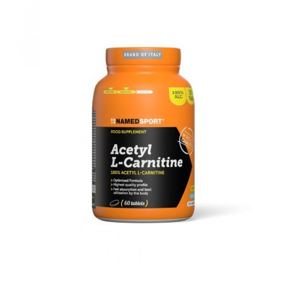 Named Sport - Acetyl L-Carnitine 60 Capsule - Integratore di Acetil-L-Carnitina per Energia e Potenziamento Fisico