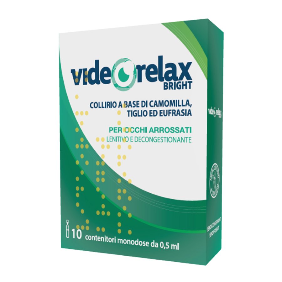 Videorelax Bright, 10 Monodose da 0,5 ml