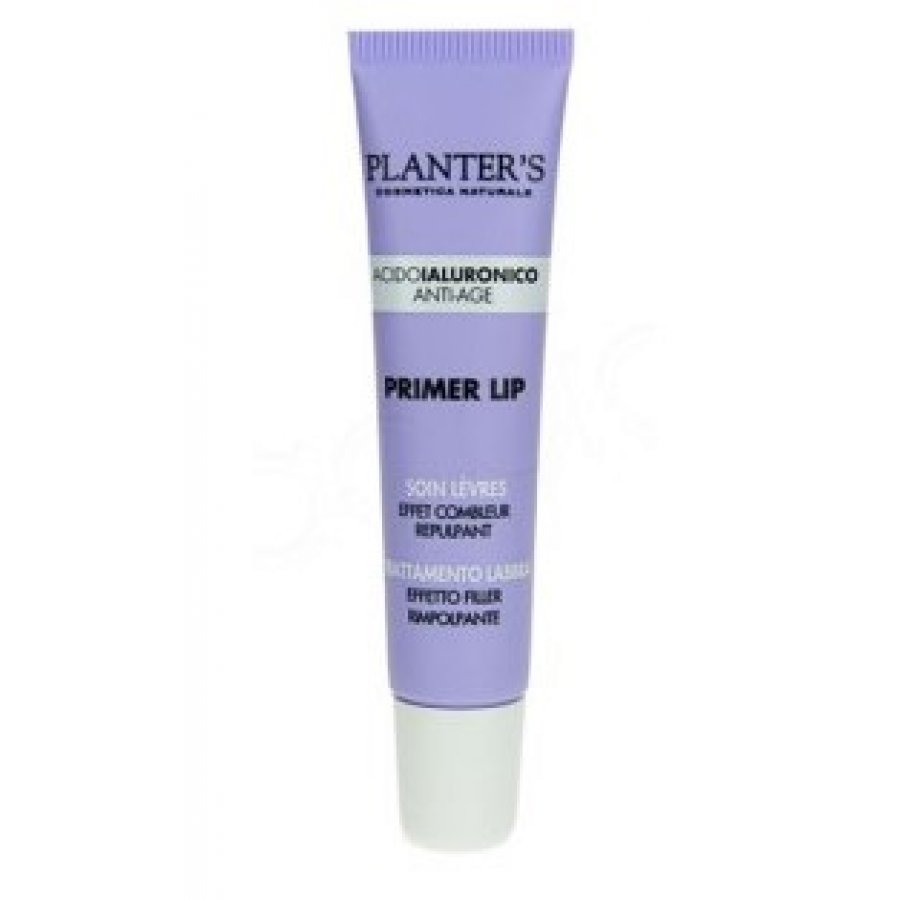  Planter's - Acido Ialuronico Primer Lip Trattamento Labbra 10ml, Idratazione Intensa e Protezione