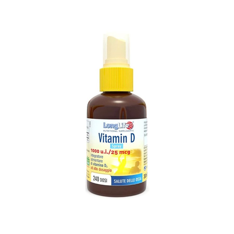 LongLife, Vitamin D 1000UI Spray, 30 ml 