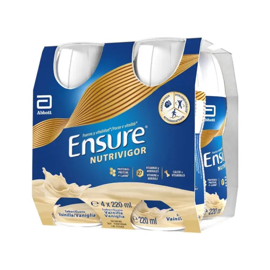 Ensure NutriVigor Vaniglia, 4 x 220 ml