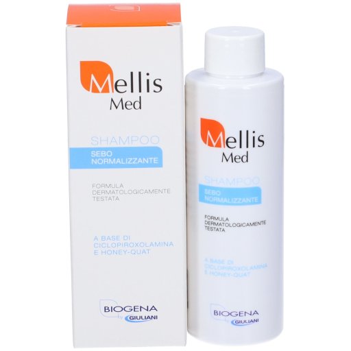Biogena, Mellis Med Bioshampoo Sebonormalizzante, 125 ml
