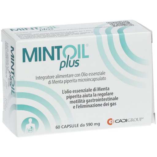 Mintoil Plus 60 Capsule 590mg - Sollievo da Gonfiore,  Disturbi Intestinali