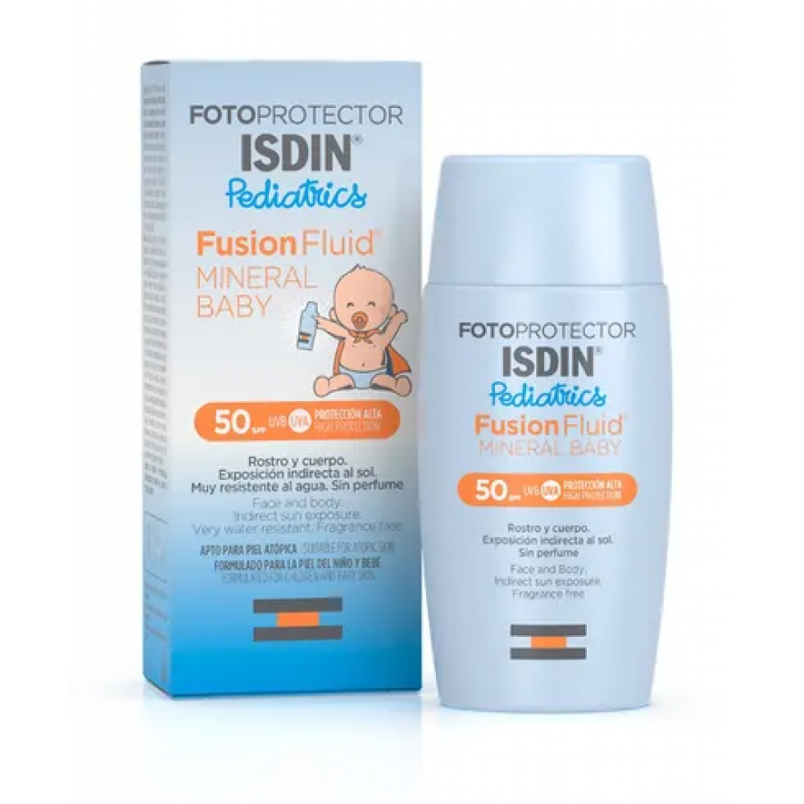 Isdin Fotoprotector Fusion Fluid Mineral Baby Pediatrics SPF50 50 ml