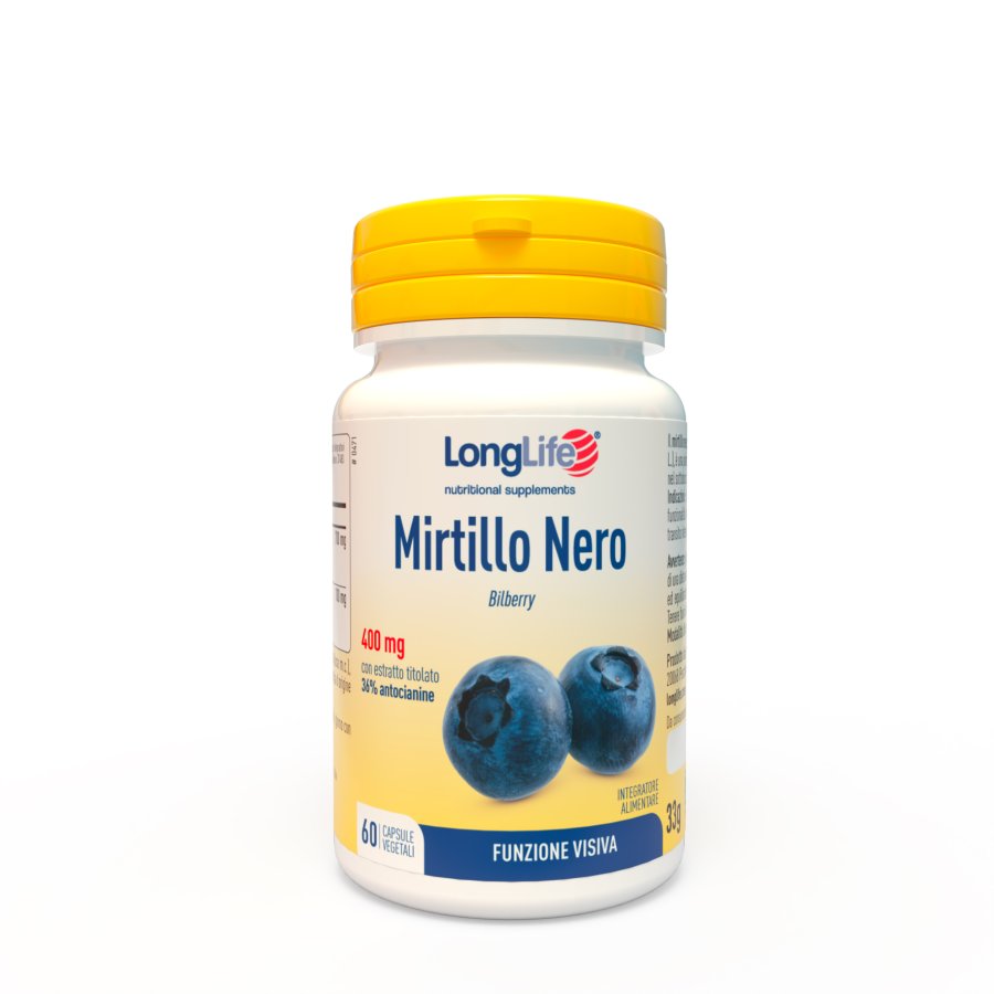 LongLife, Mirtillo Nero, 60 capsule