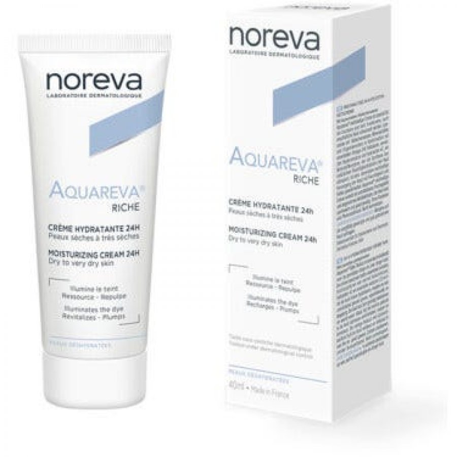 Noreva Acquareva - Crema Idratante Ricca 24H Viso 40 ml
