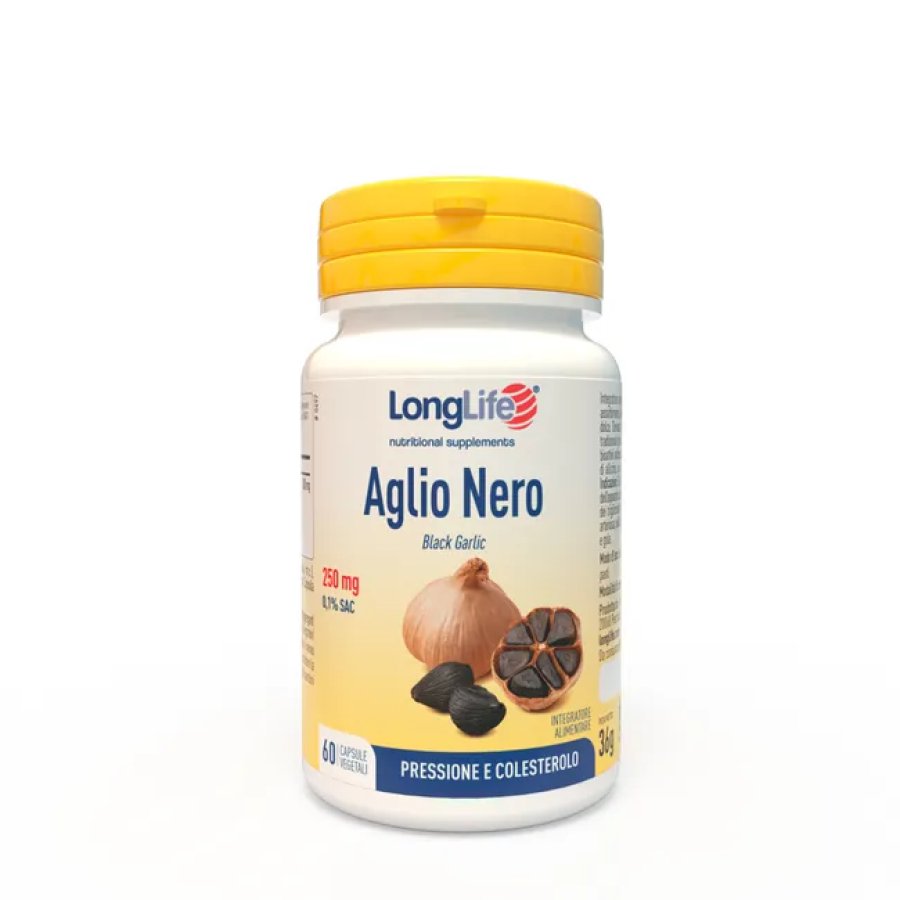 Longlife, Aglio Nero, 60 Capsule Vegetali 