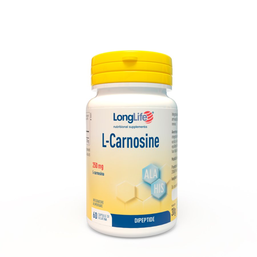 LongLife, L-Carnosine, 60 Capsule