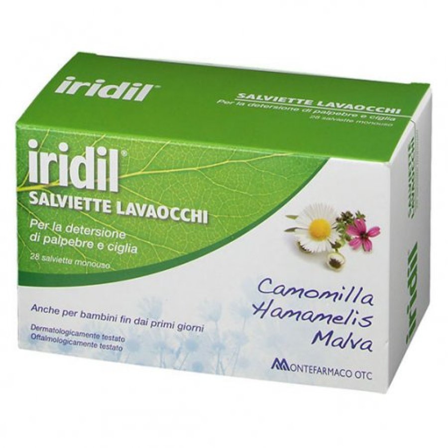 Iridil Salviettine Lavaocchi, 28 Pezzi Iridil Salviettine Lavaocchi, 28 Pezzi