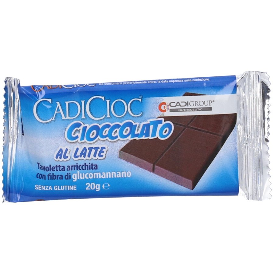 Cadicioc Latte Barrette 20g Snack Dimagrante e Antistress al Cacao