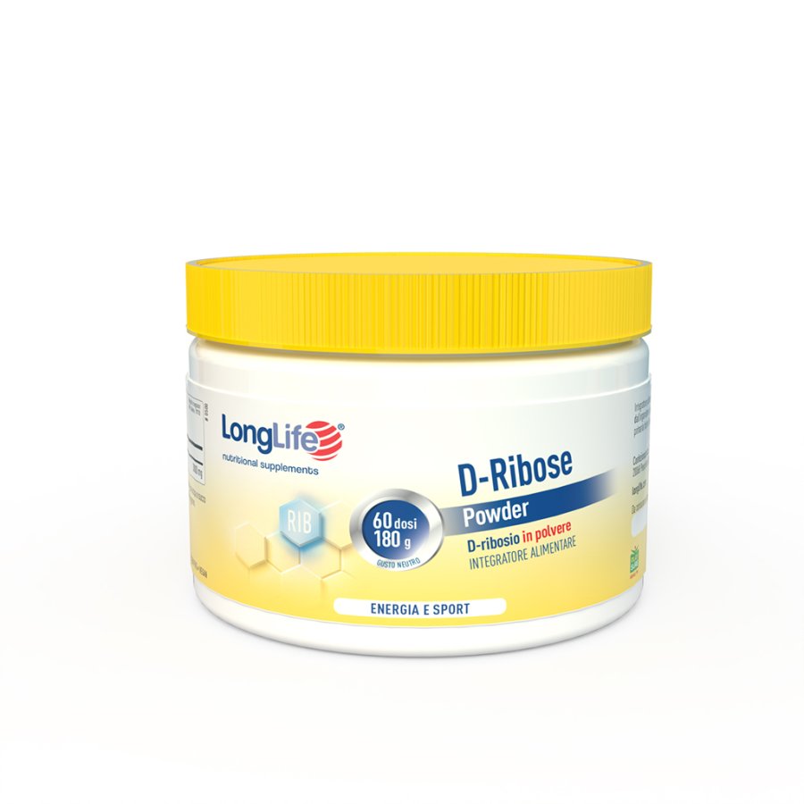 LongLife, D-Ribose Powder, 180 g