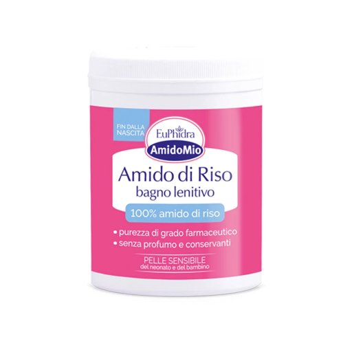Euphidra AmidoMio, Amido di Riso Bagno Lenitivo, 200 g