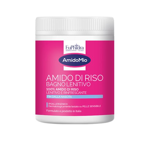 Euphidra AmidoMio, Amido di Riso Bagno Lenitivo, 200 g