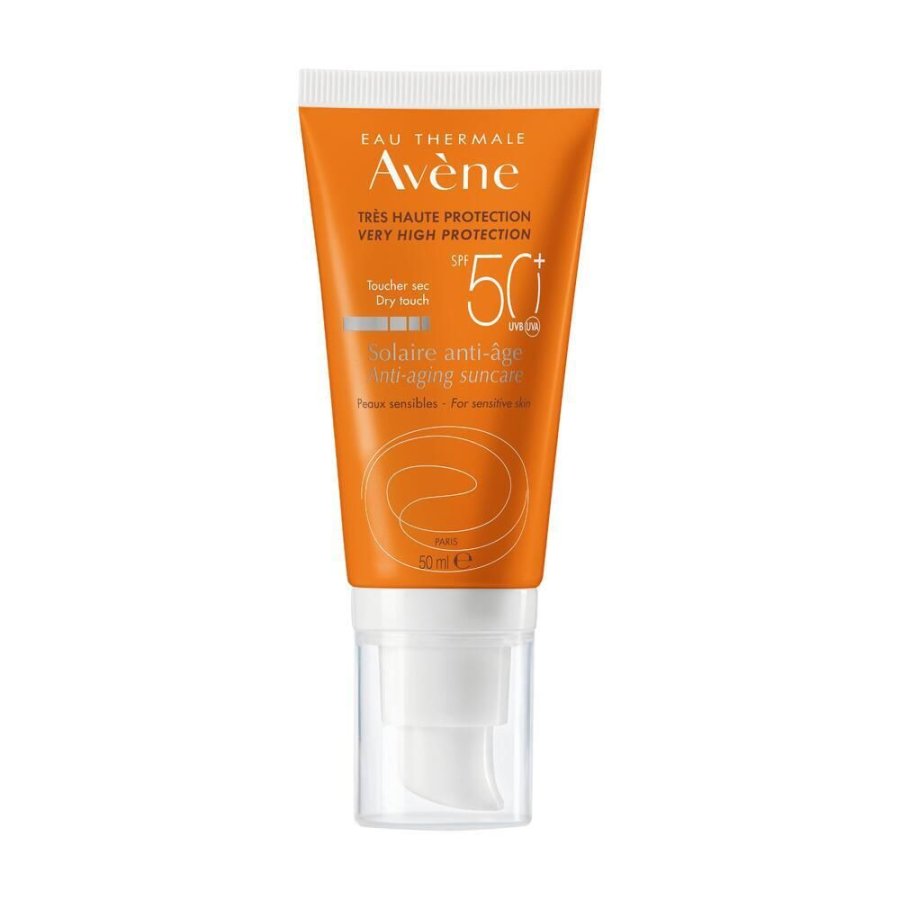 Avene Solare Crema Antiage 50+ - Trattamento Solare Anti-Età SPF 50+