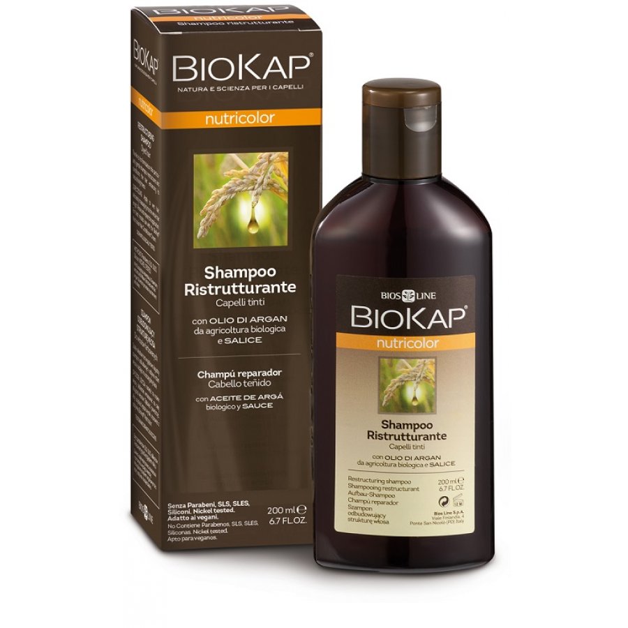  Bios Line Biokap Nutricolor Shampoo Ristrutturante 200 ml