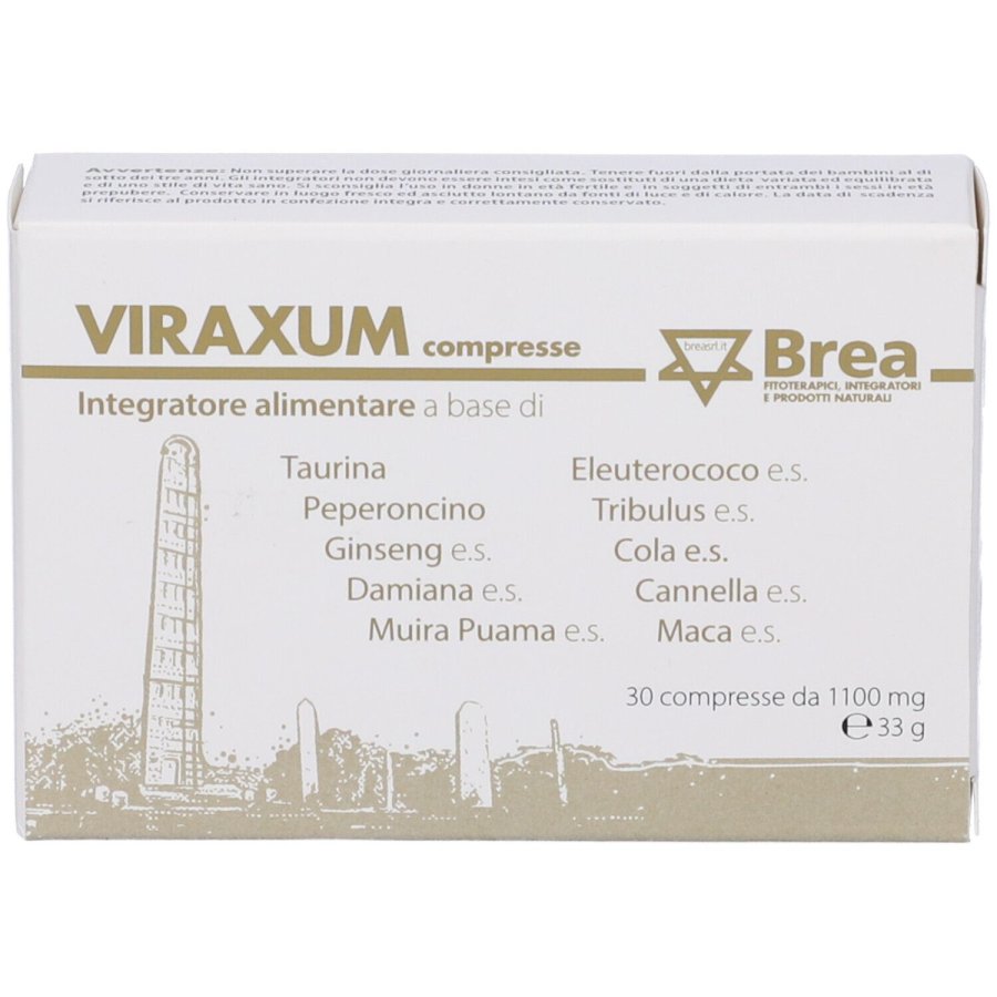 Brea, Viraxum, 30 Compresse