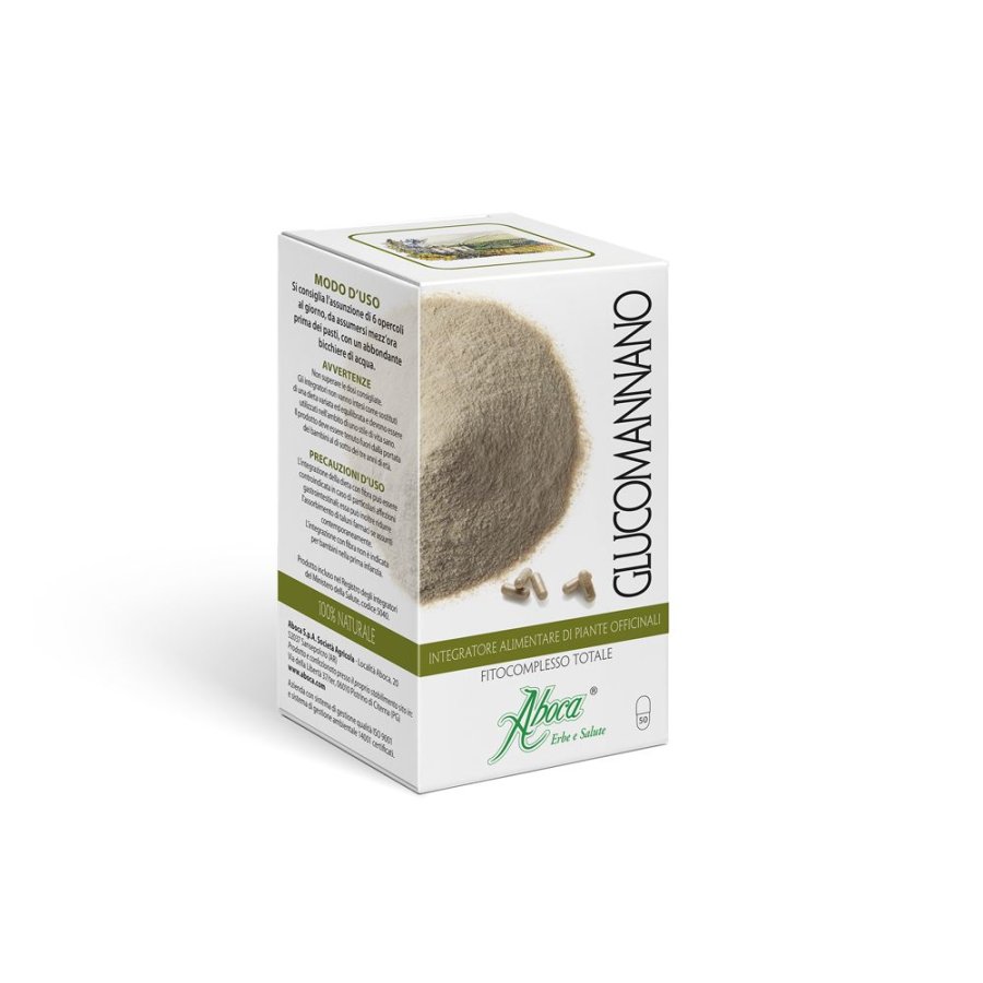 Aboca, Glucomannano Fitocomplesso, 50 Opercoli