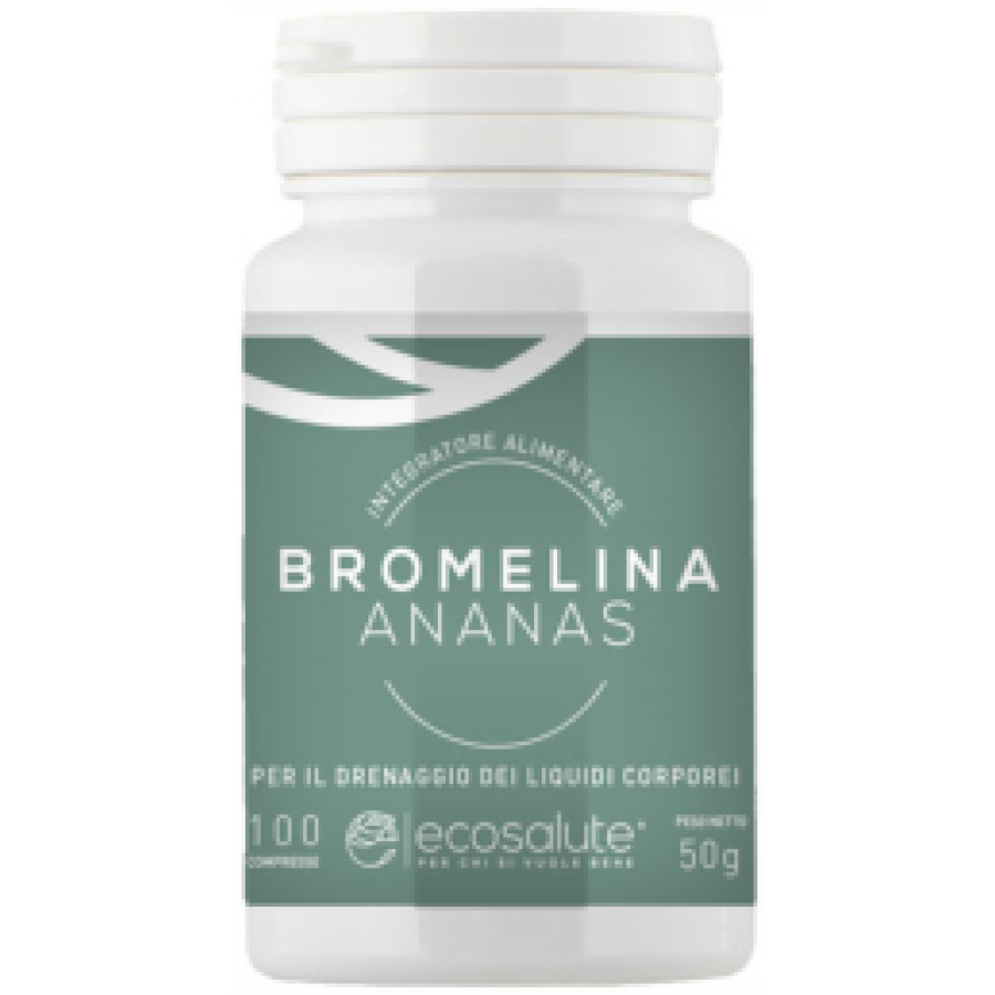 Bromelina Ananas 100 Compresse - Integratore Alimentare per la Pesantezza Gambe