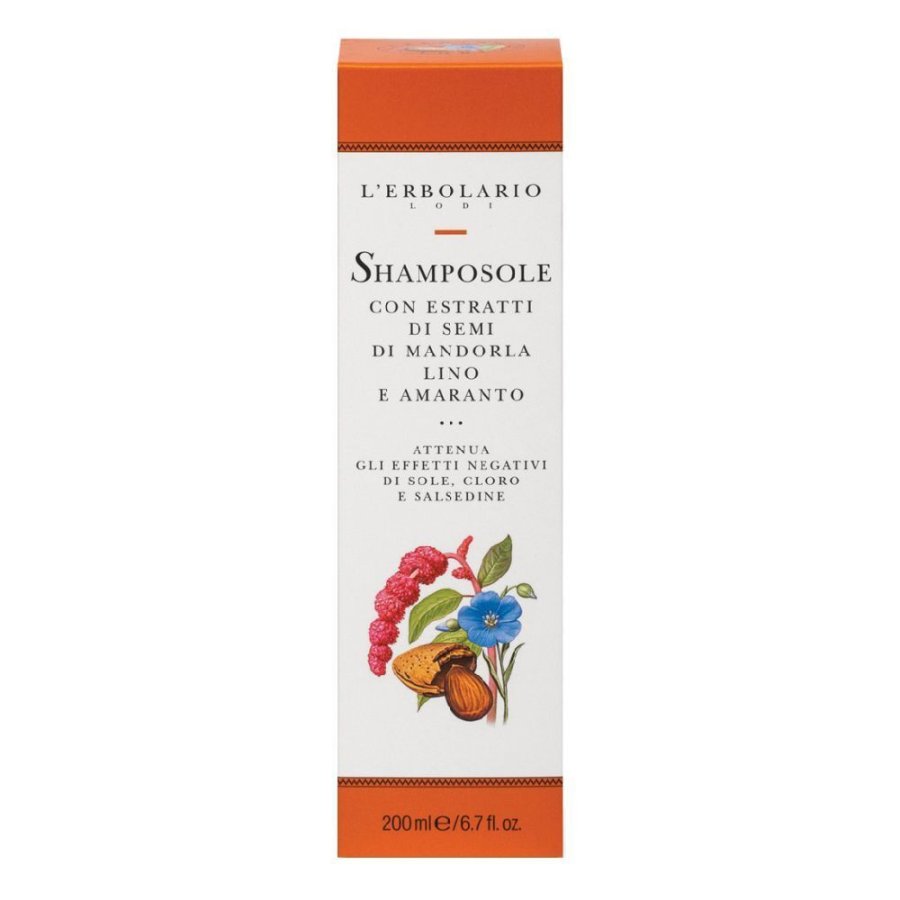 L'Erbolario Shamposole Shampoo Doposole, 200 ml