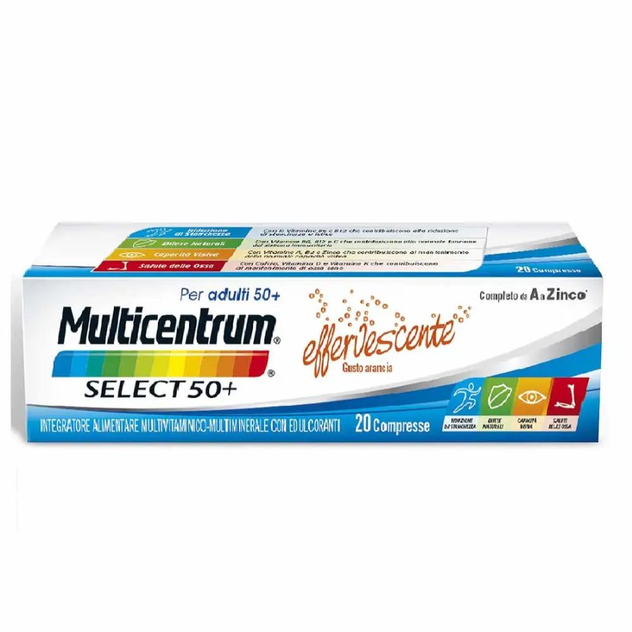 Multicentrum Select 50+ Effervescente, 20 Compresse