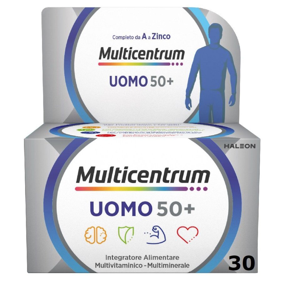 Multicentrum Uomo 50+, 30 Compresse