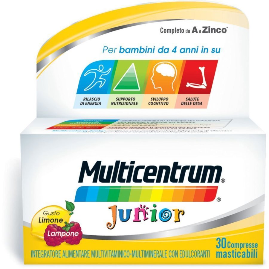 Multicentrum Junior Vitamine Bambini, 30 Compresse