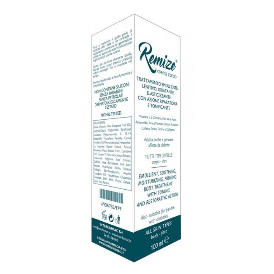 Remize Crema Corpo Rassodante, 100 ml