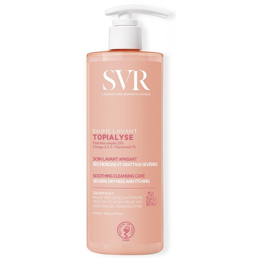 SVR - Topialyse Baume Lavante 400 ml: Balsamo detergente lenitivo per pelle secca e irritata