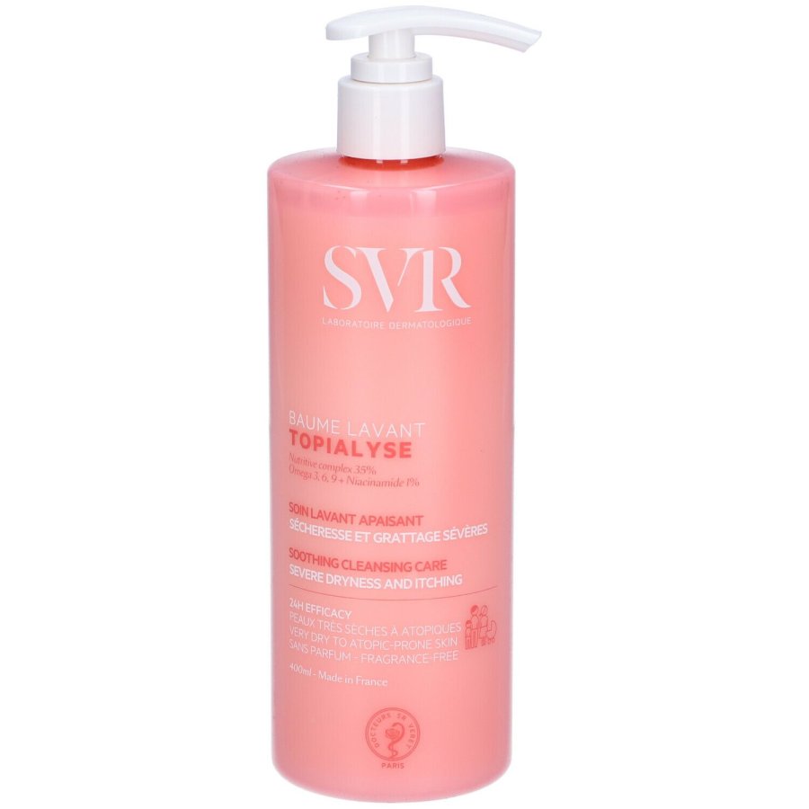 SVR Topialyse Baume Lavant 400ml – Detergente delicato pelle secca, atopica, neonati