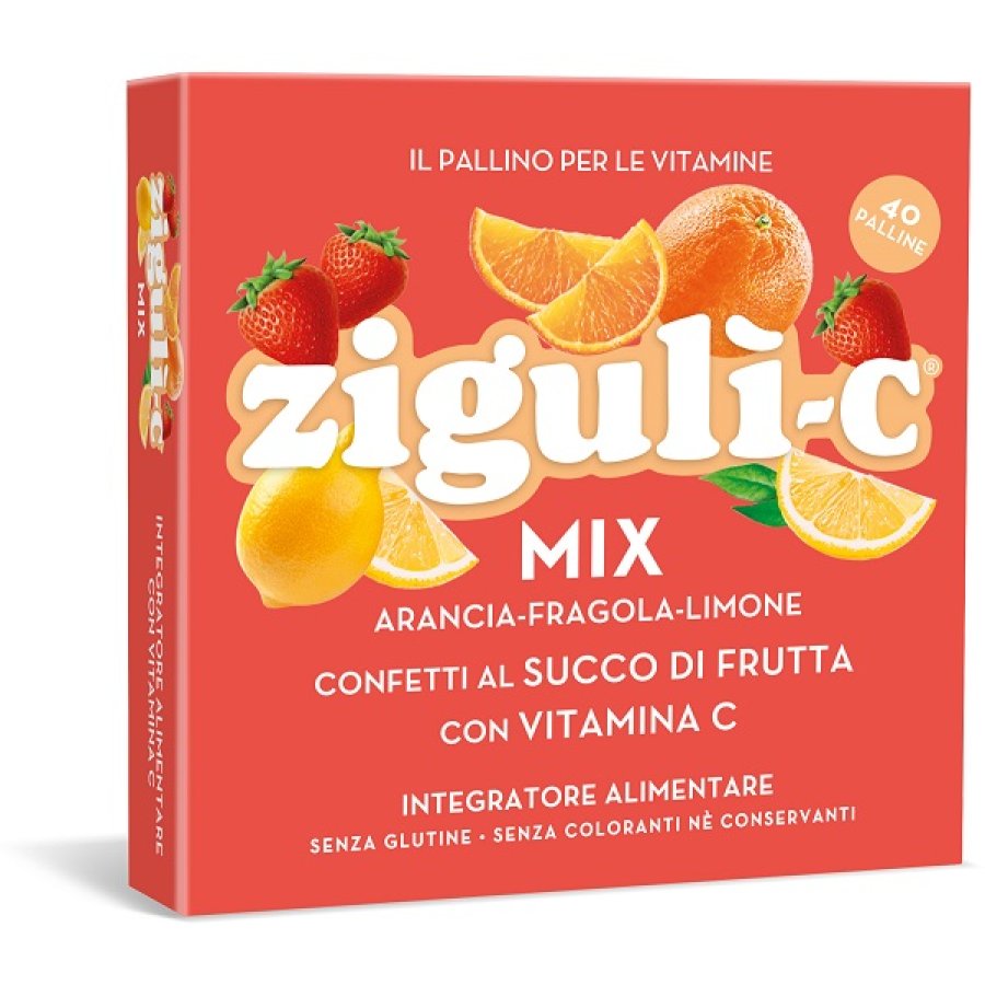 Zigulì-C Mix Vitamina C, 40 Palline Zigulì-C Mix Vitamina C, 40 Palline
