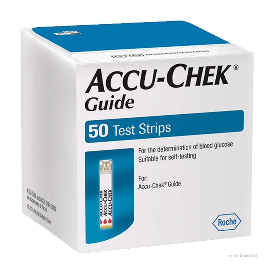 Accu-Chek Guide, Strisce Reattive Misurazione Glicemia, 50 pezzi