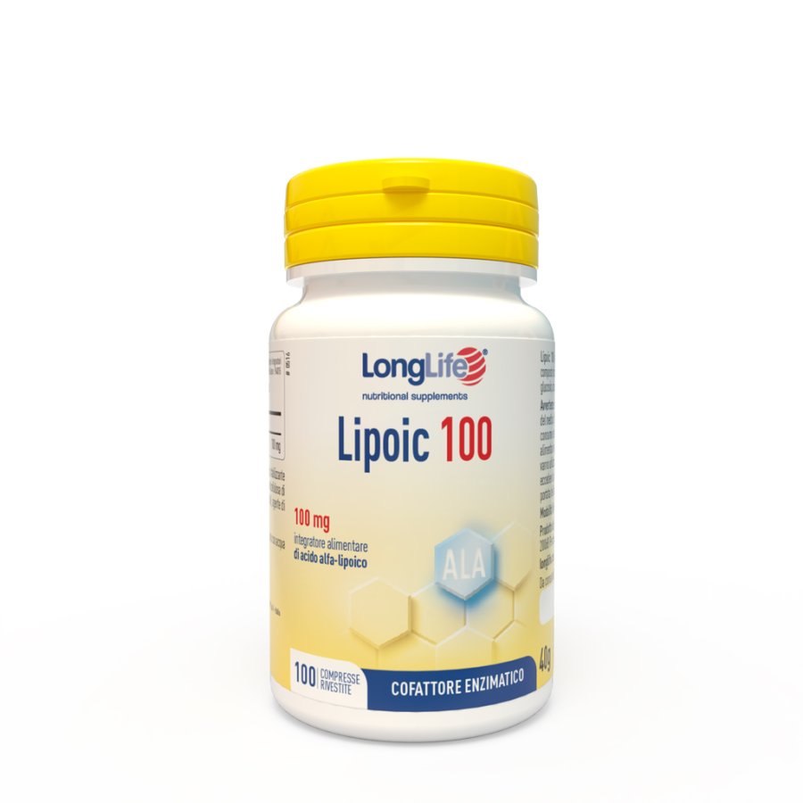 LongLife, Lipoic 100 mg, 100 compresse
