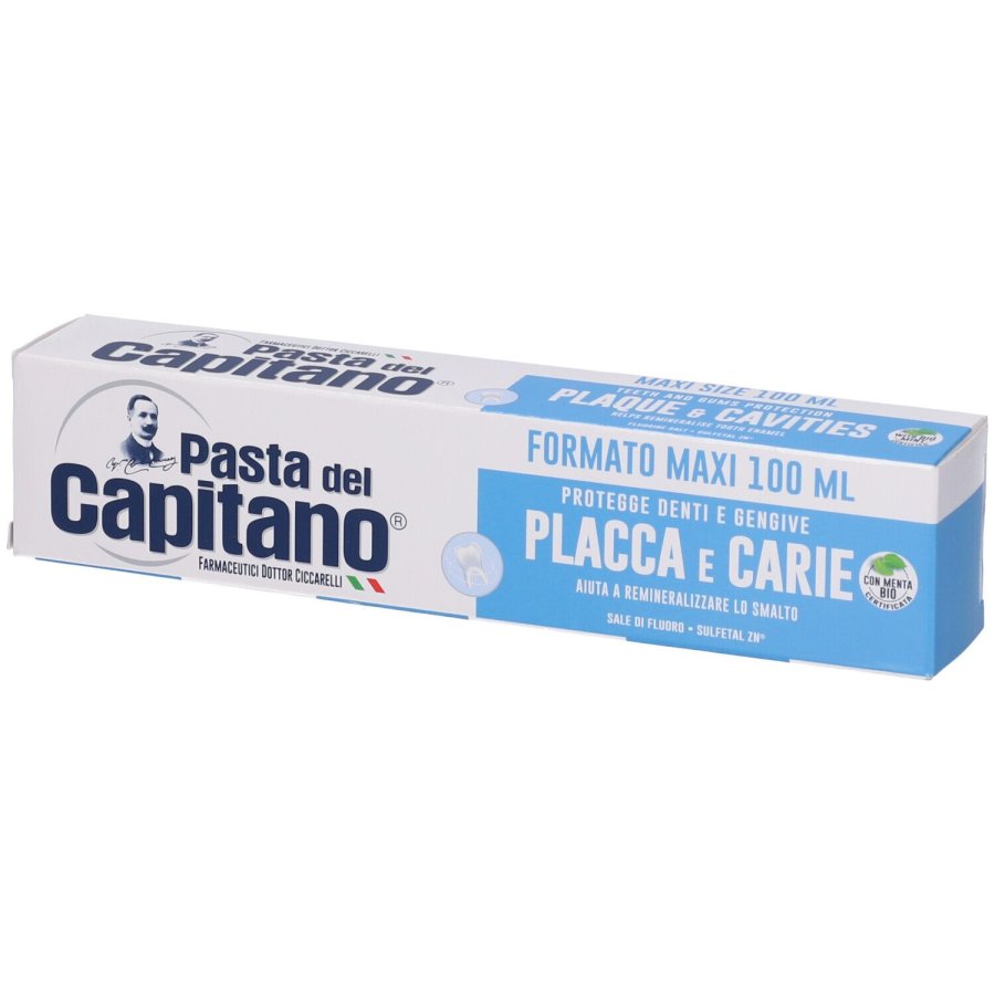Pasta del Capitano Dentifricio Placca & Carie, 100 ml Pasta del Capitano Dentifricio Placca & Carie, 100 ml