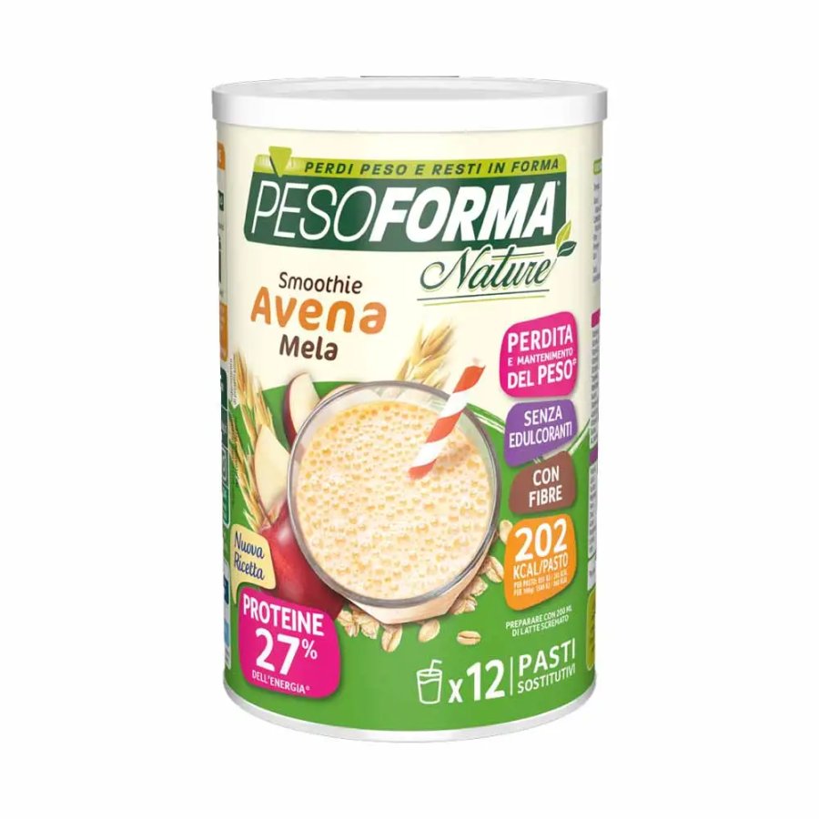 Pesoforma Nature Smoothie Mela e Crusca di Avena, 12 Pasti