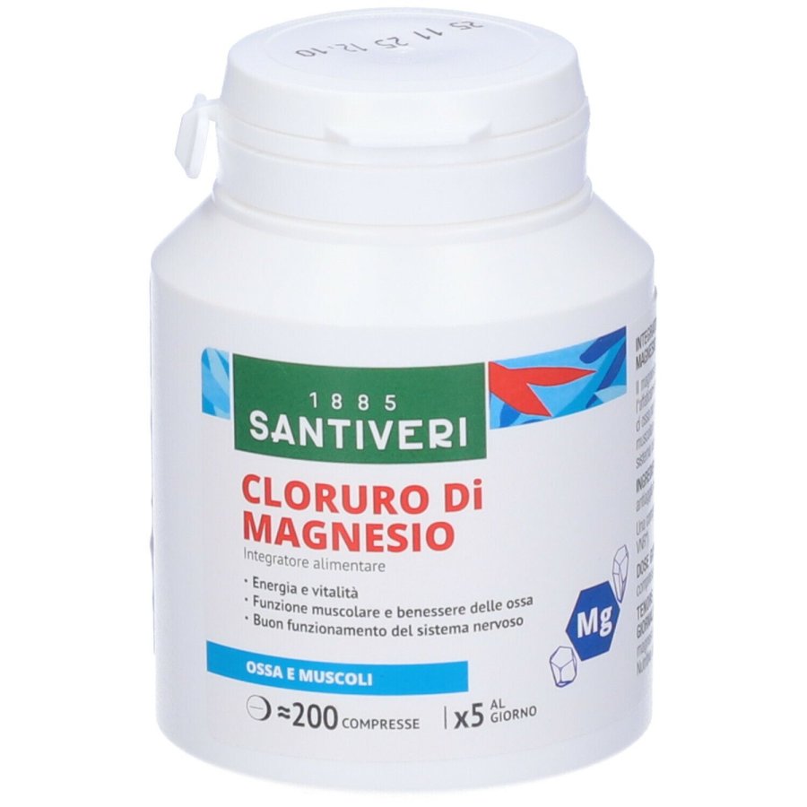 Santiveri, Cloruro di Magnesio, 200 Compresse