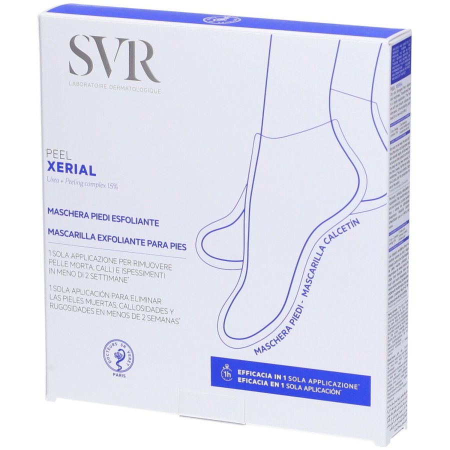 SVR - Xérial Peel Maschera in Calza (2 Calze): Maschera esfoliante per piedi secchi e calli
