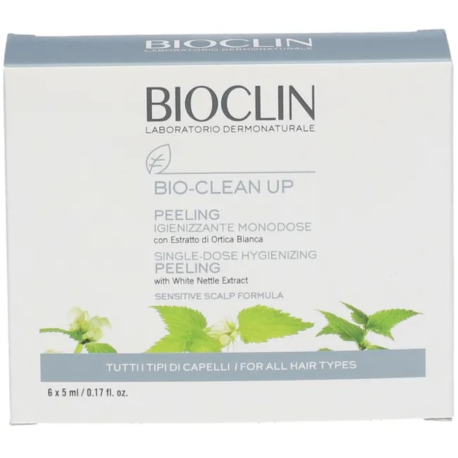 Bioclin Bio-Clean Up Peeling Igienizzante Capelli 6 Tubi Monodose 5 ml