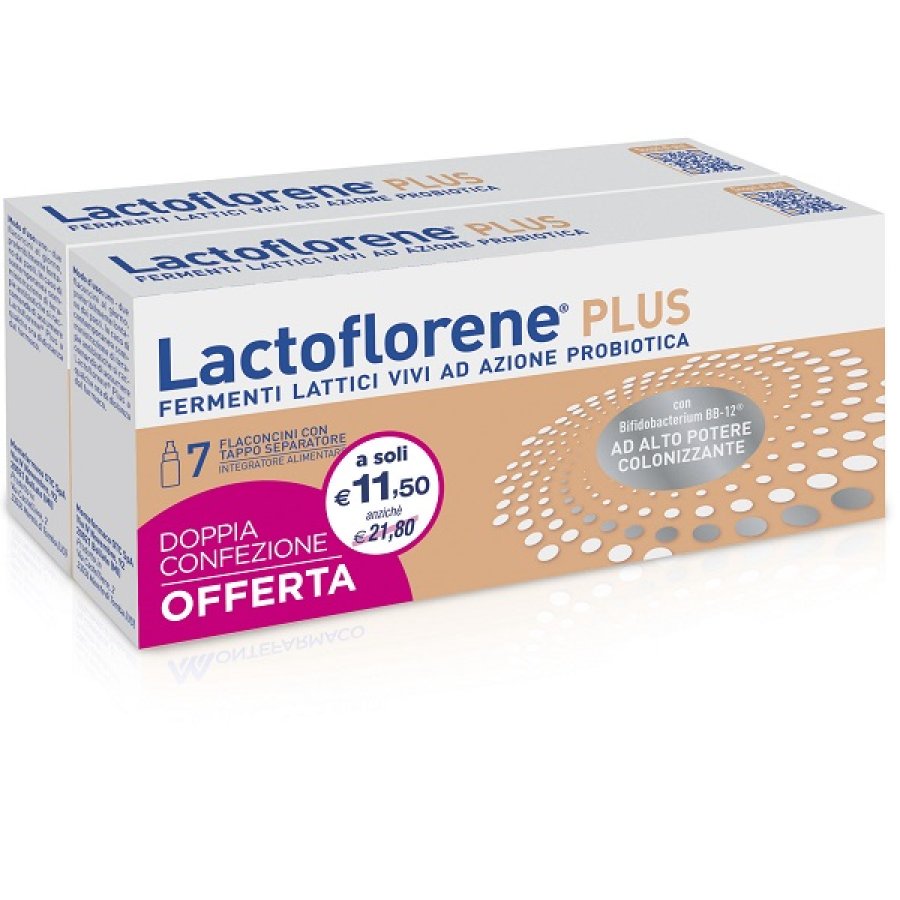 LACTOFLORENE PLUS BIPACK, 7 FLACONCINI X 2